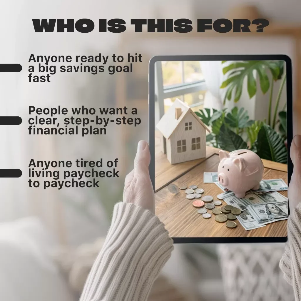 $6,000 in 90 Days: Your Ultimate Fast-Track Savings Plan | How to Save $6000 in 3 Months | Budgeting & Money Saving Digital Guide