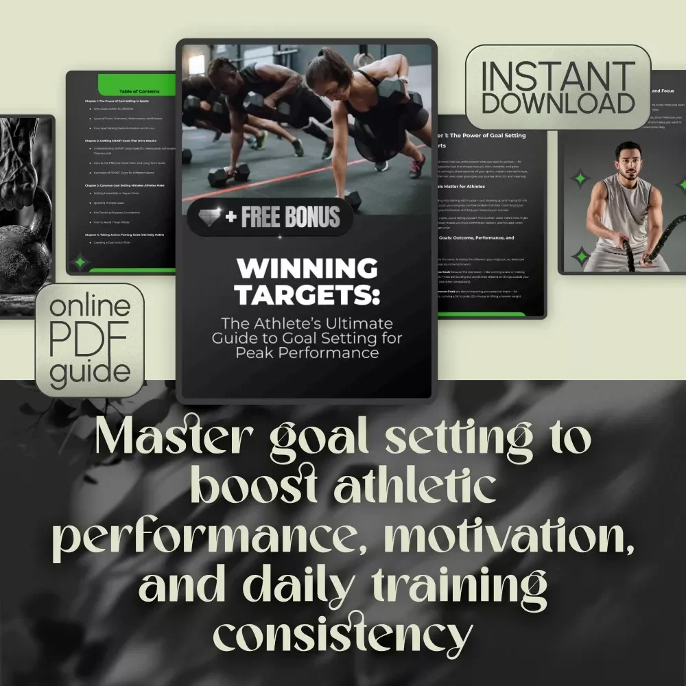 Winning Targets: The Athlete’s Ultimate Guide to Goal Setting for Peak Performance | Goal Setting for Athletes | Digital Download Sports Guide | SMART Goals eBook