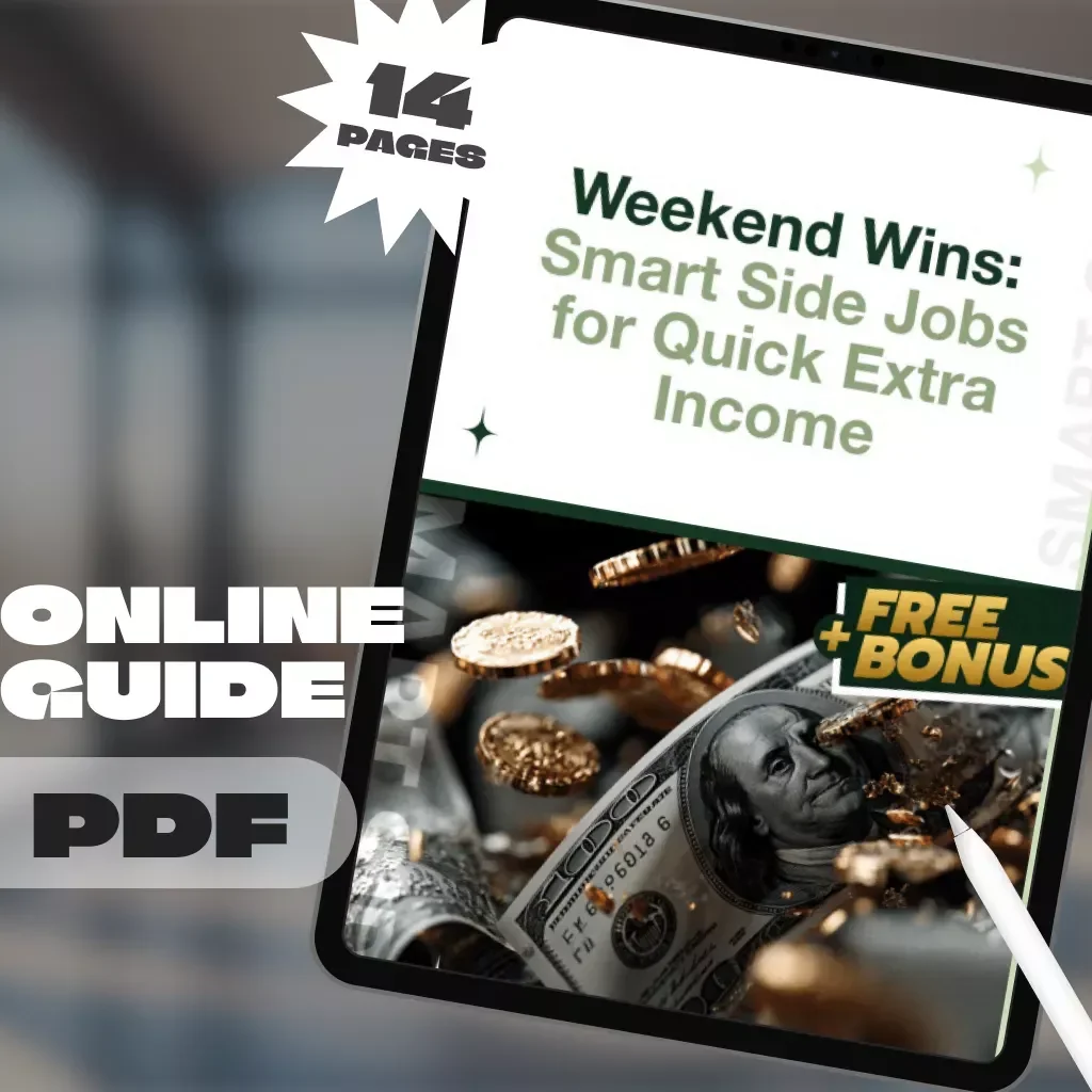 Weekend Wins: Smart Side Jobs for Quick Extra Income | Guide for Weekend Side Jobs for Extra Income | Easy Downloadable Hustle Tips