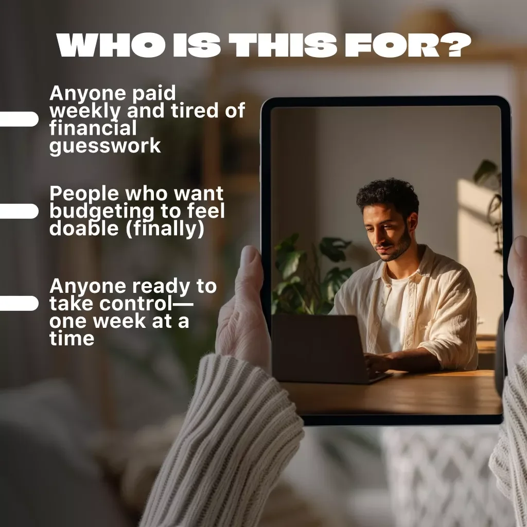 One Week at a Time: A Real-Life Guide to Budgeting on Weekly Pay | Digital Budget Planner | How to Budget on Weekly Pay eBook