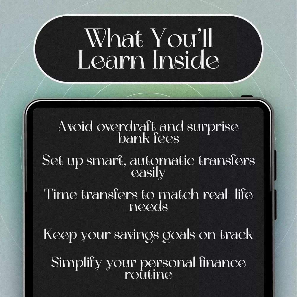 Cash Flow Magic: Your Ultimate Guide to Moving Money from Savings to Checking | Digital eBook for Budgeting, Transfers & Personal Finance Strategy