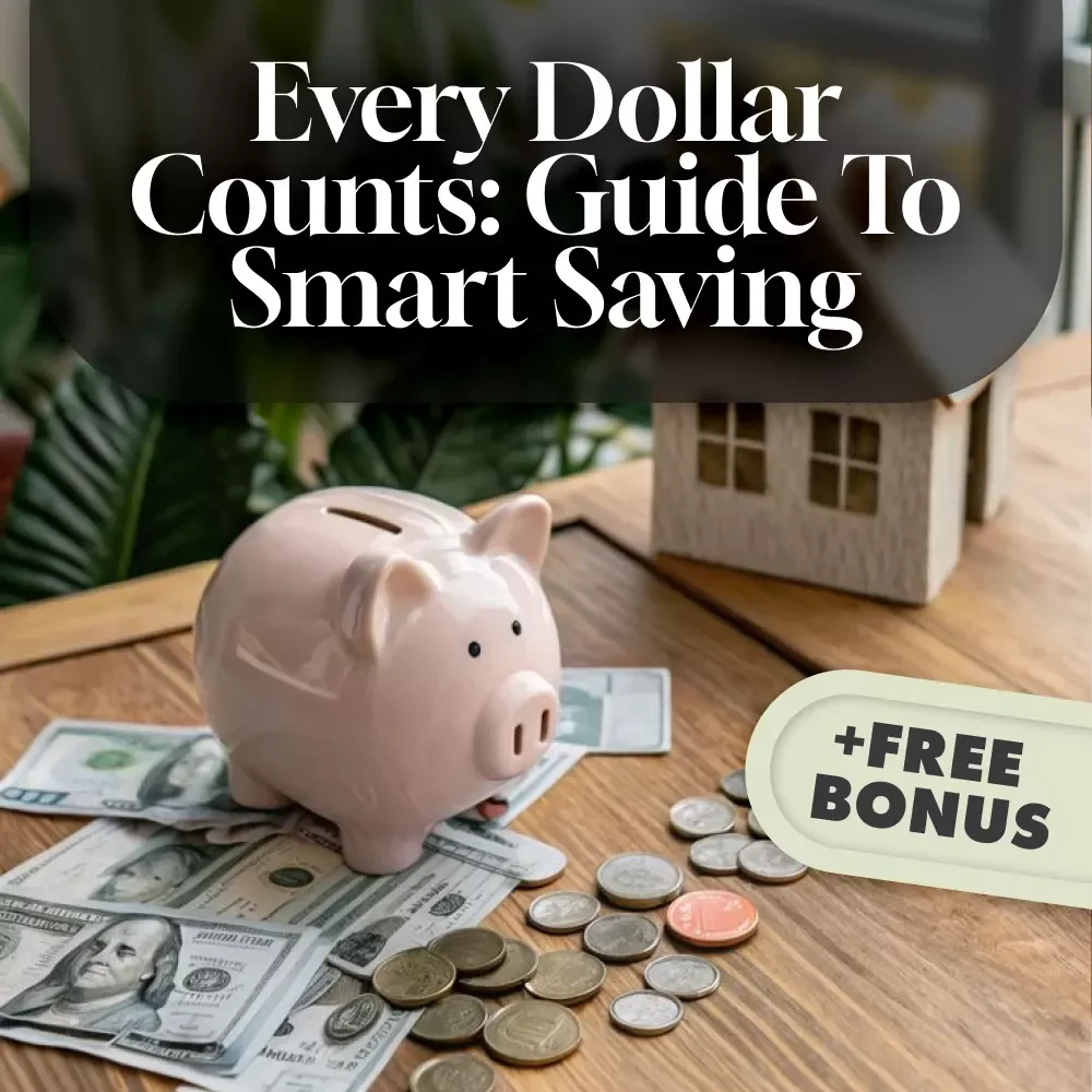 Every Dollar Counts: A Simple Guide to Smart Saving That Works for Everyone | Digital Download Savings Guide | Budgeting eBook | Every Dollar Savings Tips