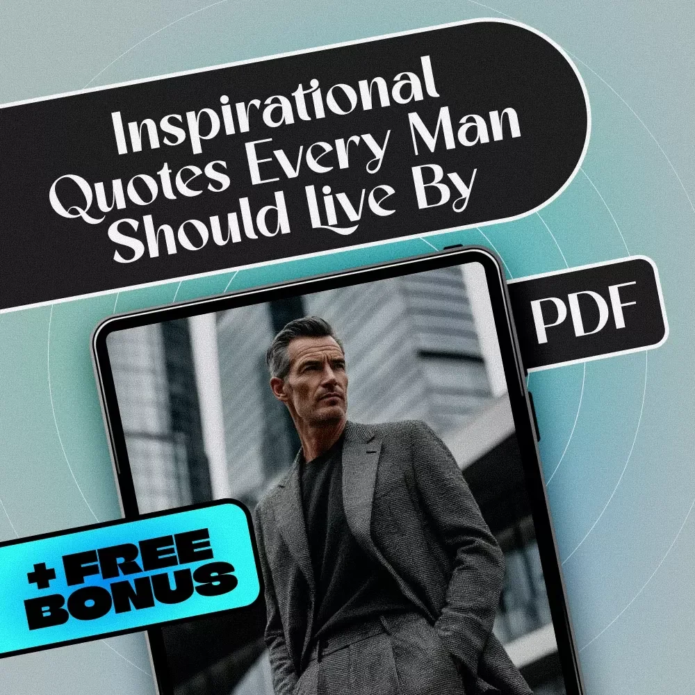 Strength in Words: Timeless Inspirational Quotes Every Man Should Live By | Inspirational Quotes for Men | Motivational eBook for Men | Digital Download Guide