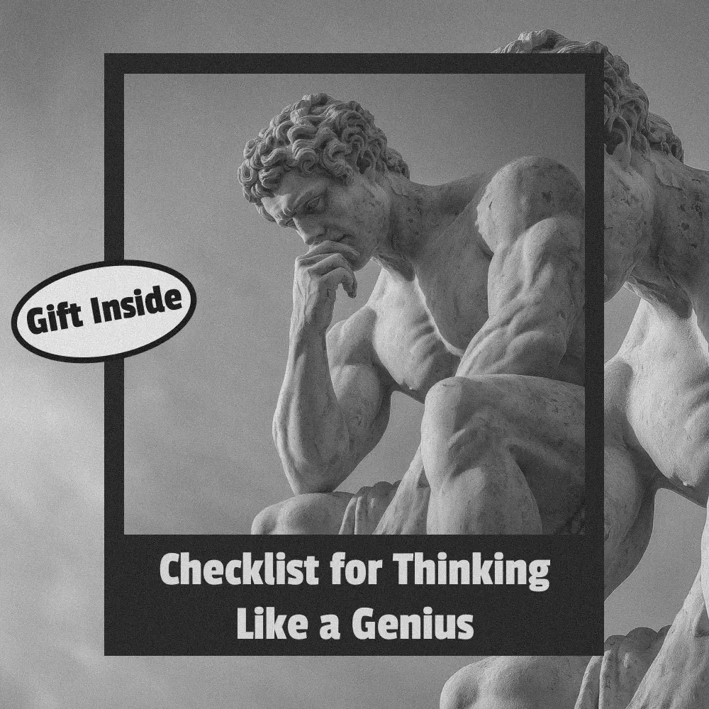 Creative Sparks: Your Quick-Start Checklist for Thinking Like a Genius – Digital Download – How to Creative Thinking Guide