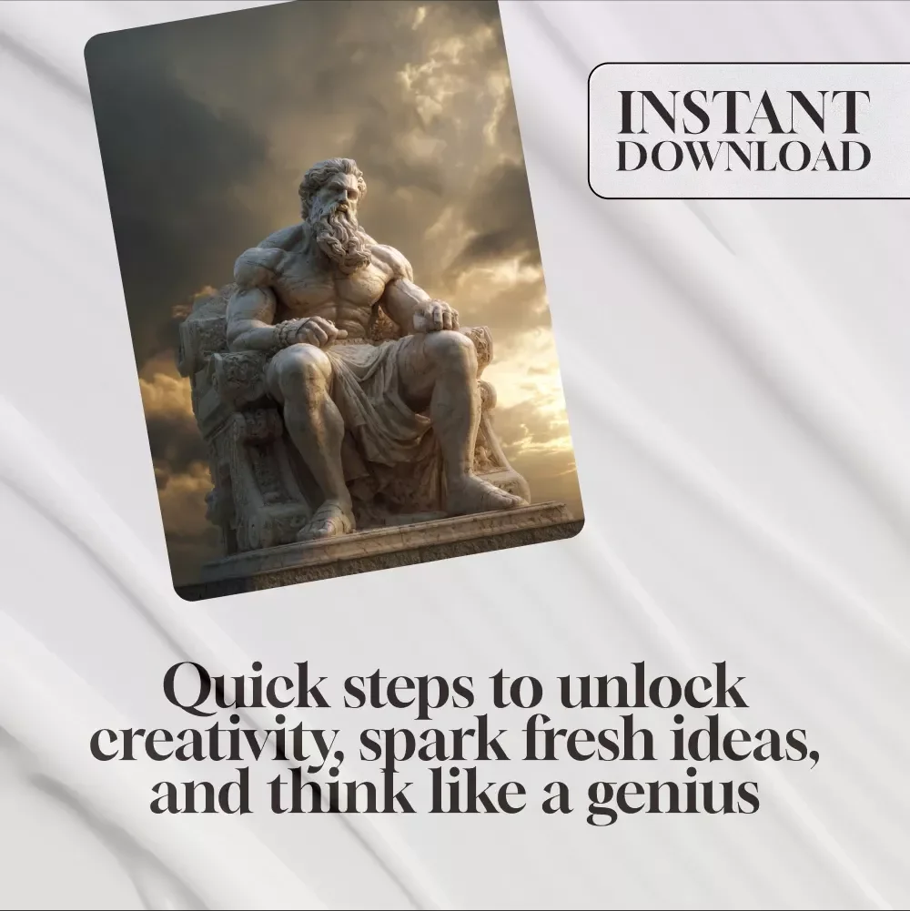 Creative Sparks: Your Quick-Start Checklist for Thinking Like a Genius – Digital Download – How to Creative Thinking Guide