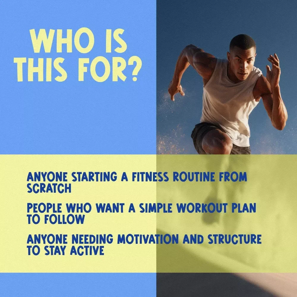 Get Moving: Your Ultimate Basic Workout Routine Checklist | Printable Fitness Tracker | Beginner Exercise Guide | Digital Download PDF