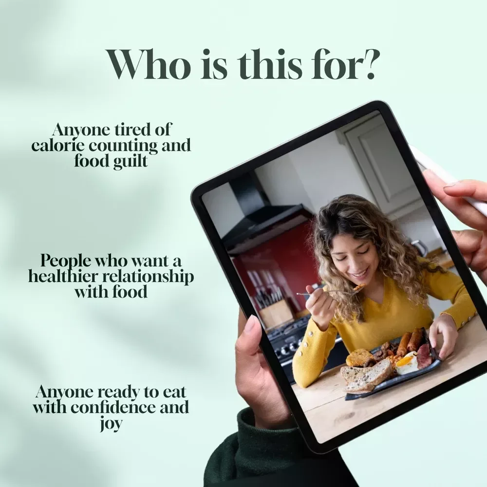 Freedom From the Numbers: How to Stop Counting Calories and Enjoy Food Again – Intuitive Eating Guide, Mindful Eating Digital Download, Stop Calorie Tracking eBook