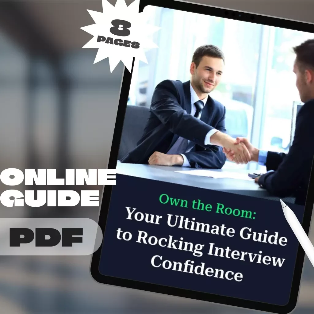 Own the Room: Your Ultimate Guide to Rocking Interview Confidence – How to Be Confident for Interview | Job Interview eBook PDF | Digital Download Guide