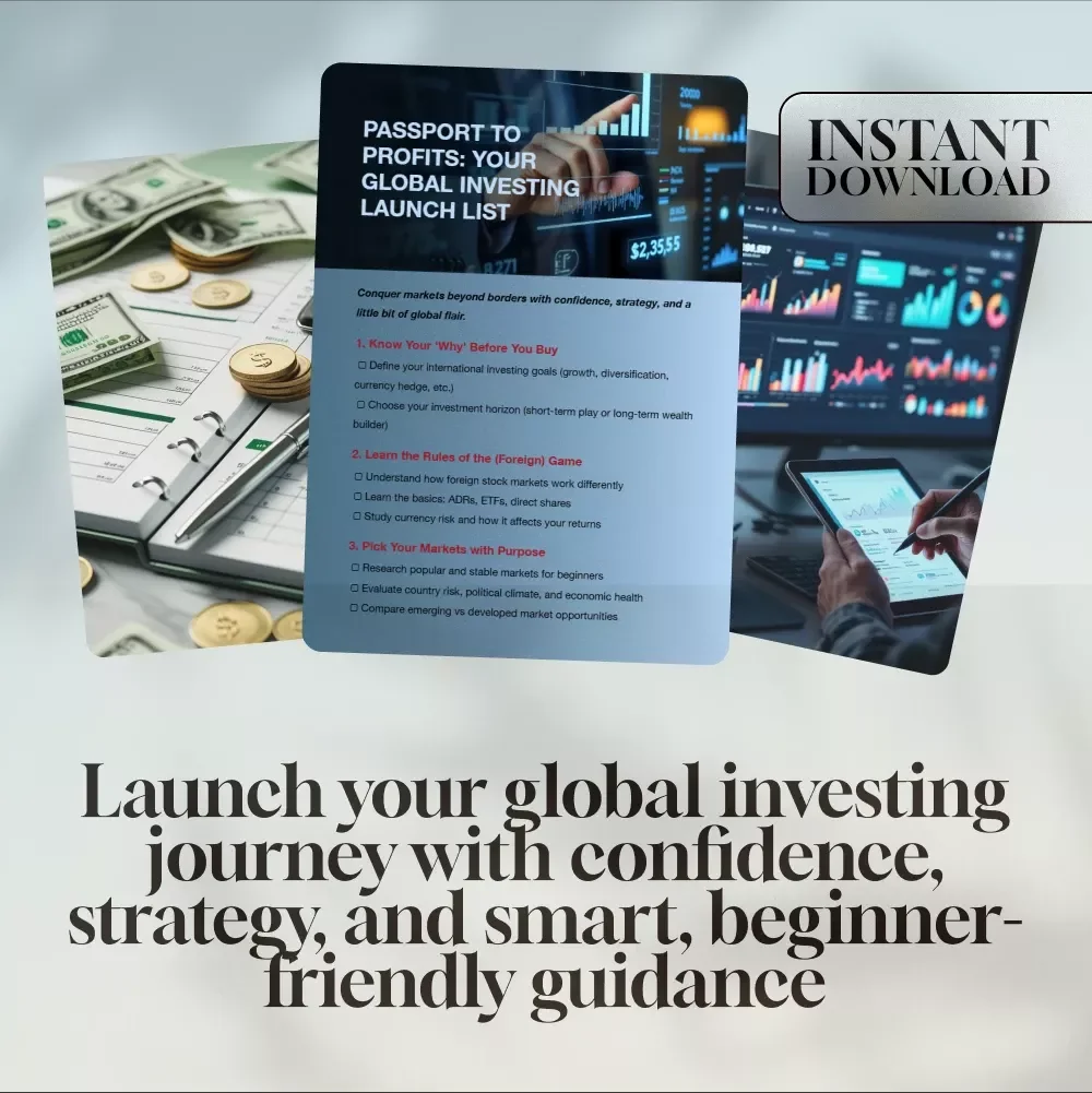 Passport to Profits: Your Global Investing Launch List | Digital Checklist for How to Invest in Foreign Share Market