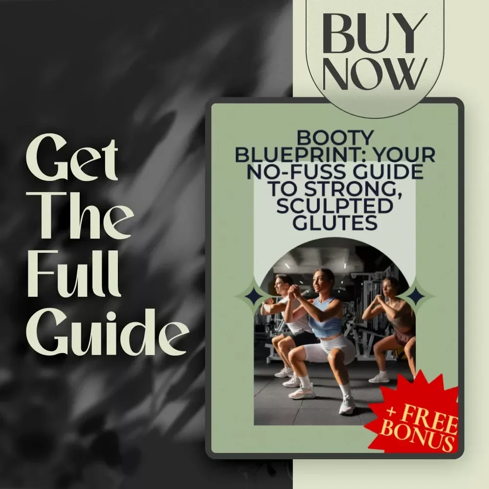 Booty Blueprint: Your No-Fuss Guide to Strong, Sculpted Glutes – Glute Workout Routine Checklist for Women, Fitness Printable Digital Download
