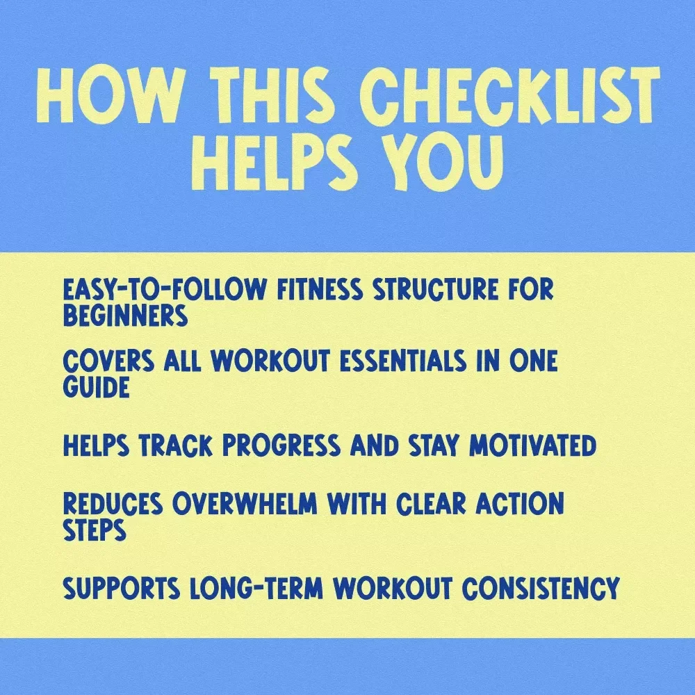 Get Moving: Your Ultimate Basic Workout Routine Checklist | Printable Fitness Tracker | Beginner Exercise Guide | Digital Download PDF