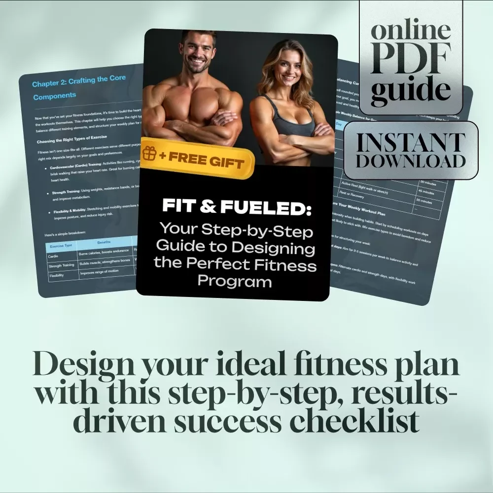 Fit & Fueled: Your Step-by-Step Guide to Designing the Perfect Fitness Program | Digital Download eBook | How to Design a Fitness Program Guide