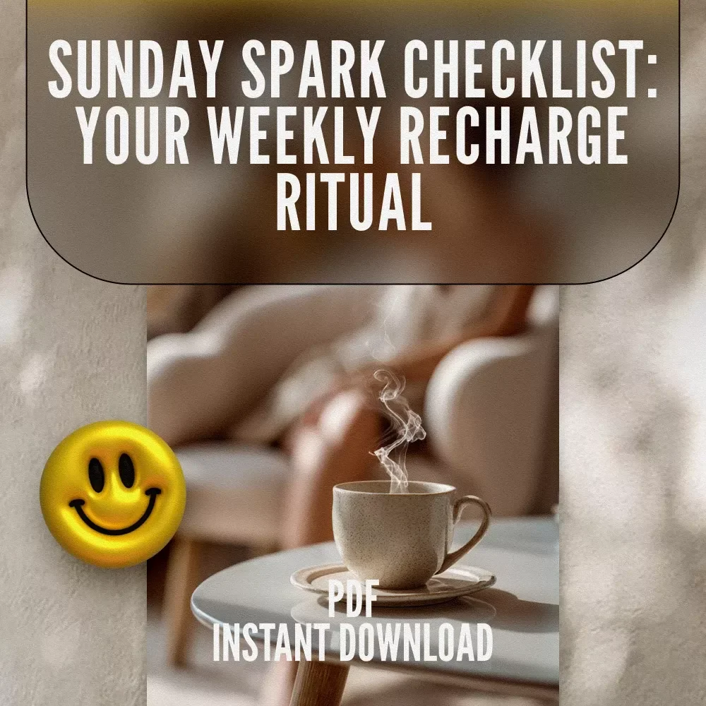 Sunday Spark Checklist: Your Weekly Recharge Ritual | Digital Sunday Motivation Quotes Guide & Checklist for Intentional Living