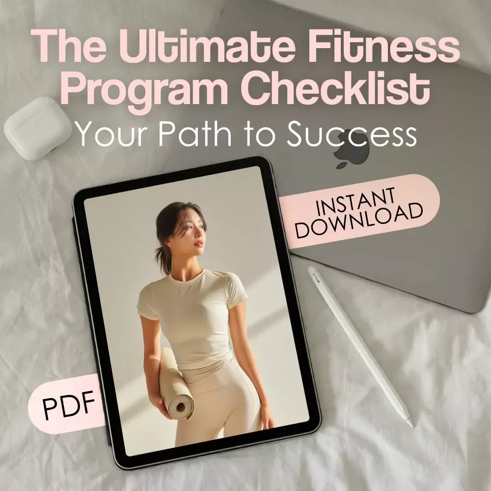 The Ultimate Fitness Program Checklist: Your Path to Success | How to Design a Fitness Program | Printable Health & Wellness Guide