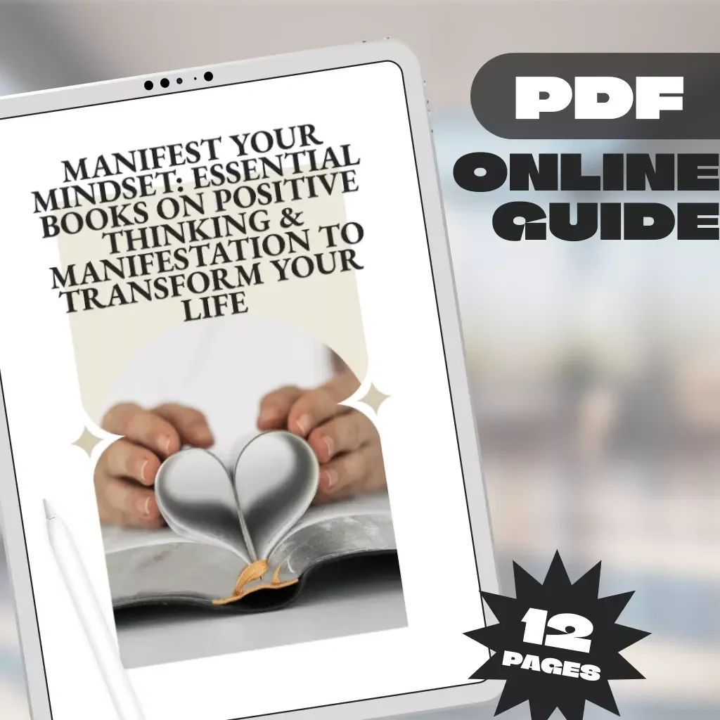 Manifest Your Mindset: Essential Books on Positive Thinking & Manifestation to Transform Your Life – Self-Help Guide | Digital Download | Books on Positive Thinking and Manifestation