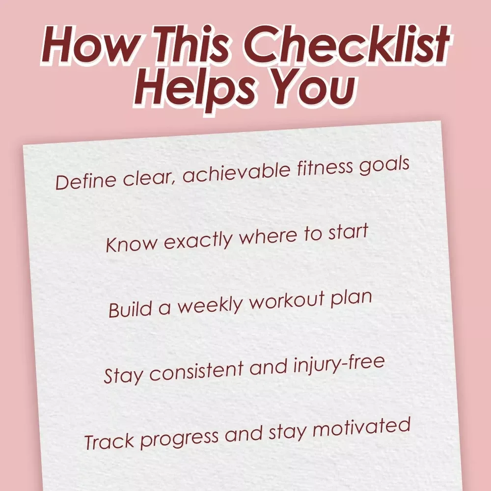 The Ultimate Fitness Program Checklist: Your Path to Success | How to Design a Fitness Program | Printable Health & Wellness Guide