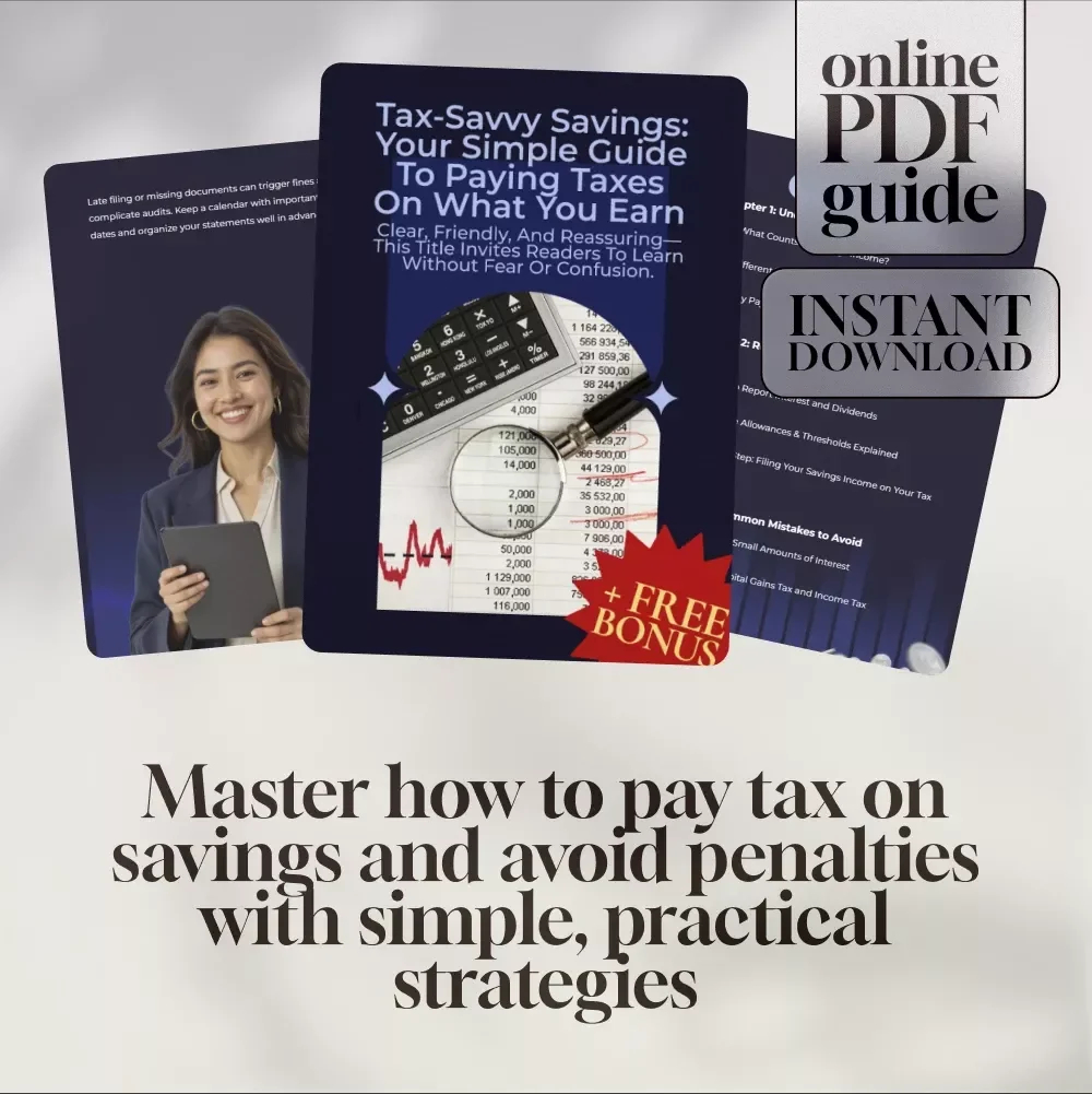Tax-Savvy Savings: Your Simple Guide to Paying Taxes on What You Earn | Digital Guide | How to Pay Tax on Savings Explained