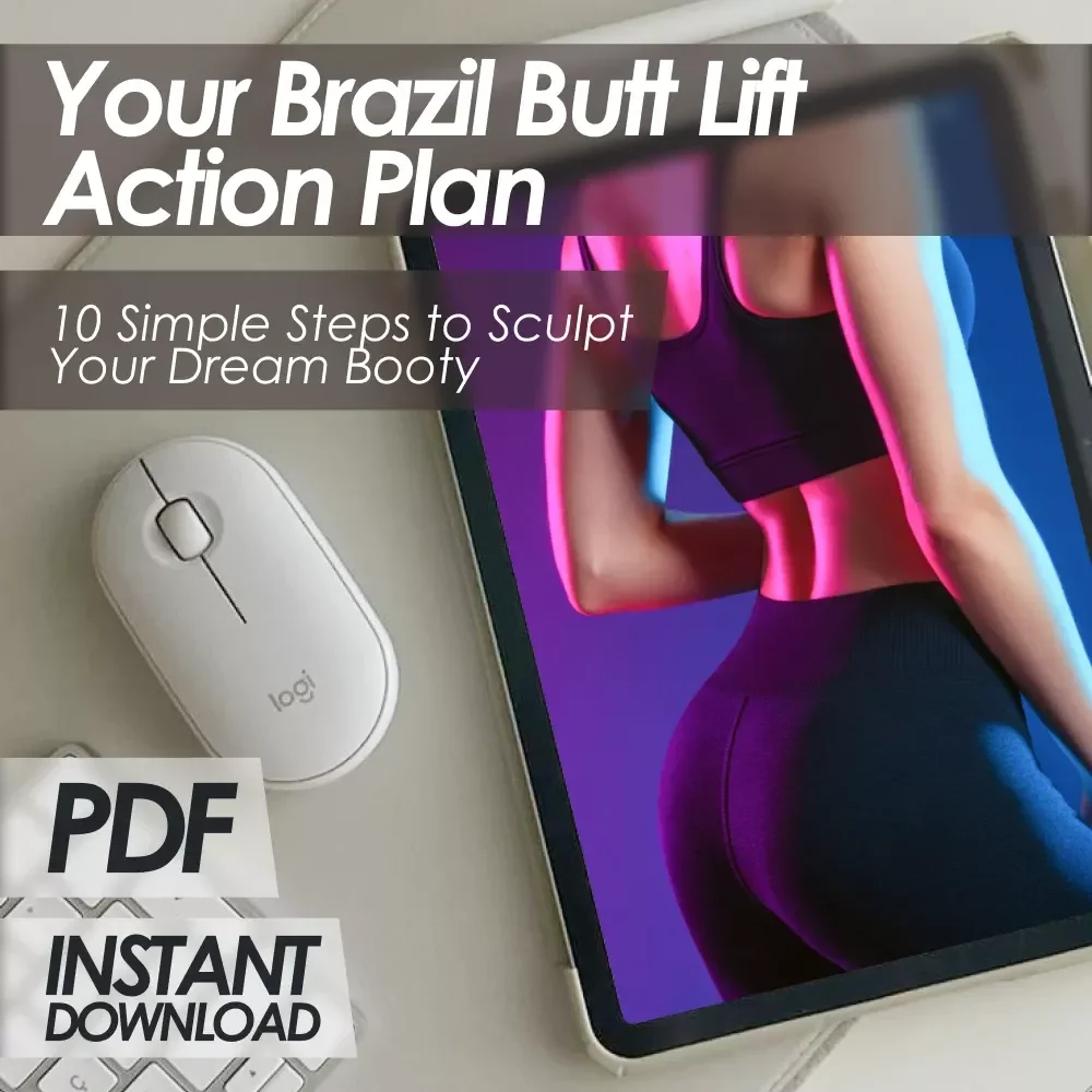 Your Brazil Butt Lift Action Plan: 10 Simple Steps to Sculpt Your Dream Booty – Glute Workout Checklist, Digital Fitness Guide, Brazil Butt Lift Workout Plan