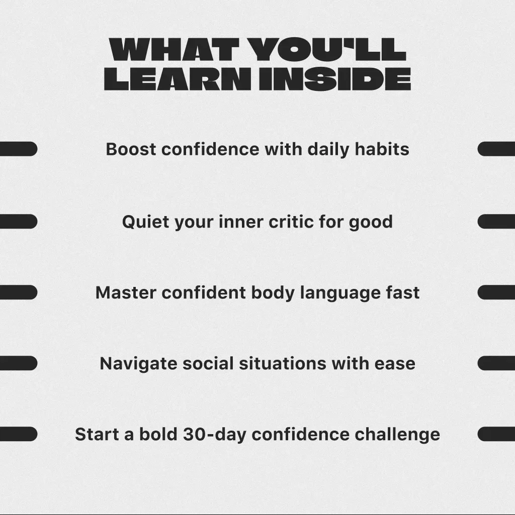 Confident You: The Bold Path to Believing in Yourself – Digital Confidence Guide | Ways to Increase Confidence & Boost Self-Belief