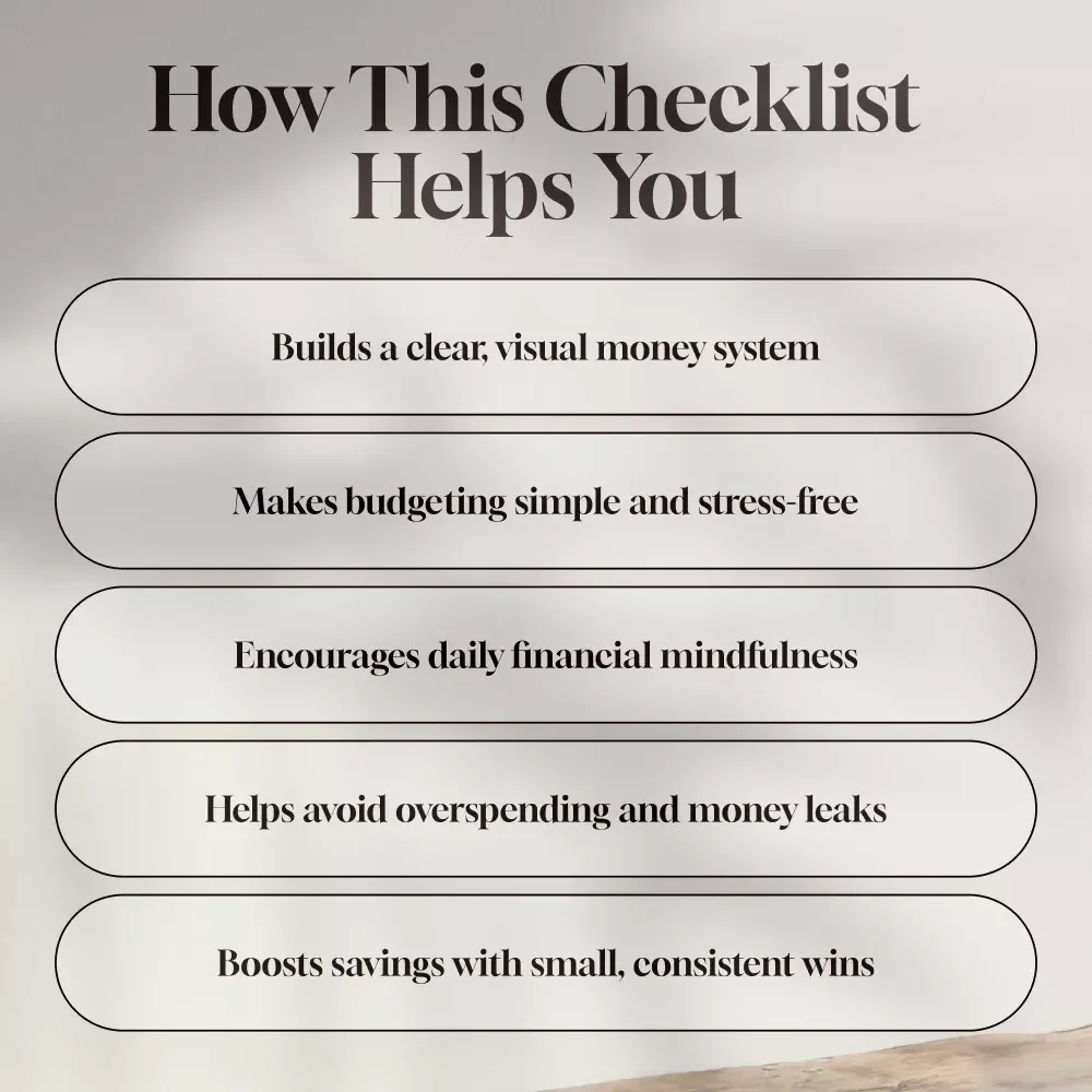 The Ultimate Saving Jars Success Checklist: Jar Your Way to Financial Freedom | Budgeting Checklist PDF | Saving Jars System | Financial Planning Guide