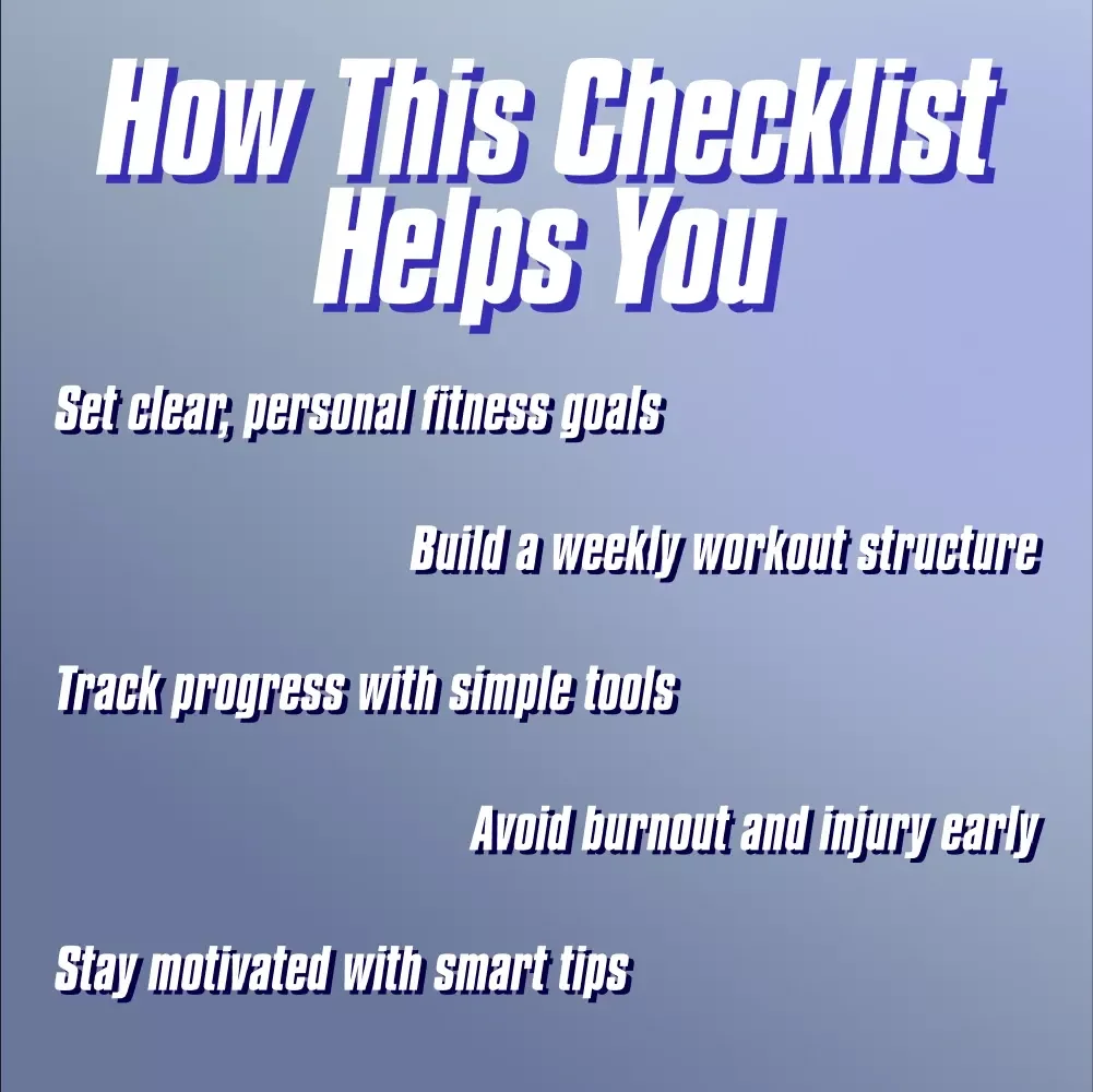 Your Ultimate Workout Plan Checklist: Crush Your Fitness Goals Step-by-Step | How to Write Your Own Workout Program | Fitness Checklist eBook