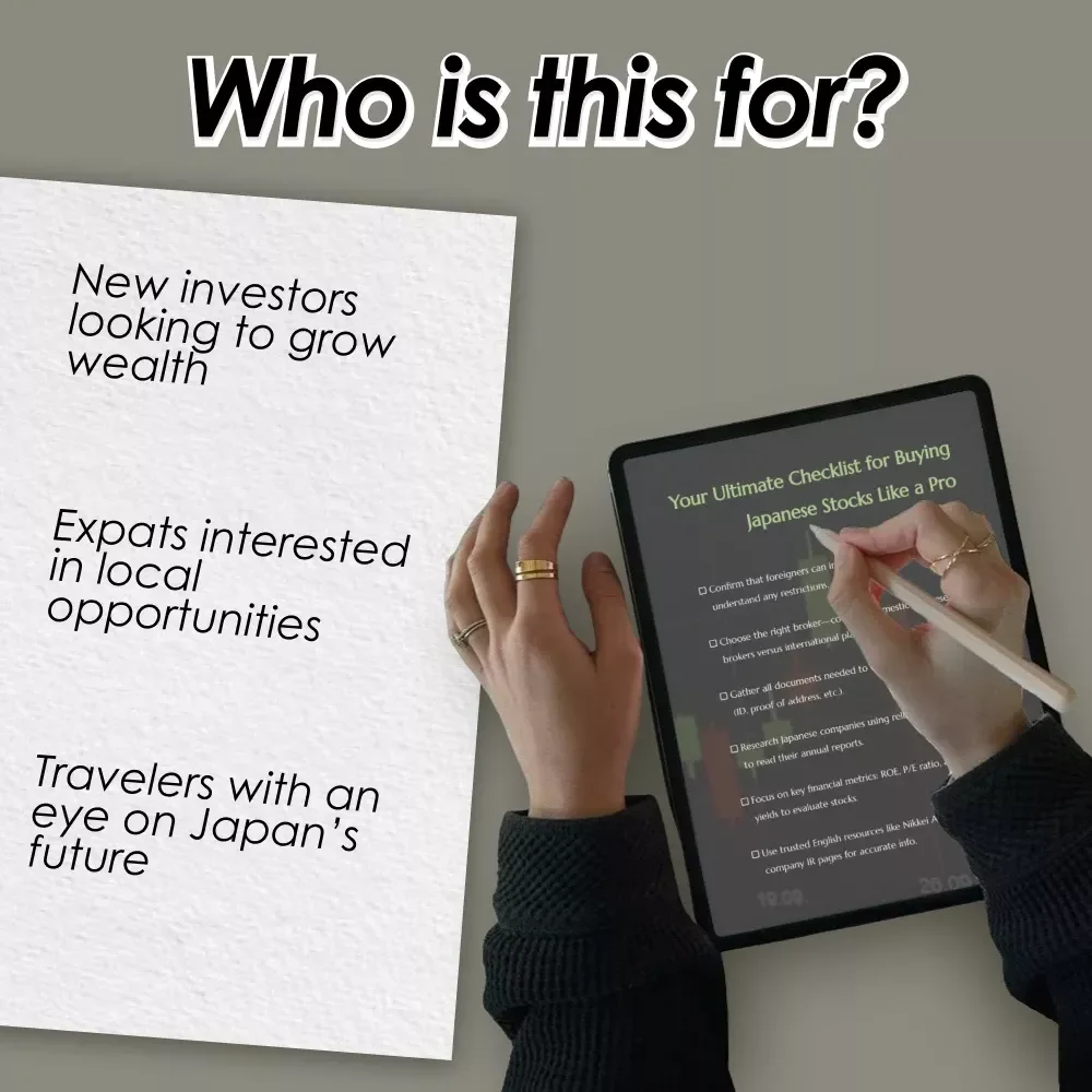 Your Ultimate Checklist for Buying Japanese Stocks Like a Pro | Digital Guide for How to Buy Japanese Stocks, eBook Download