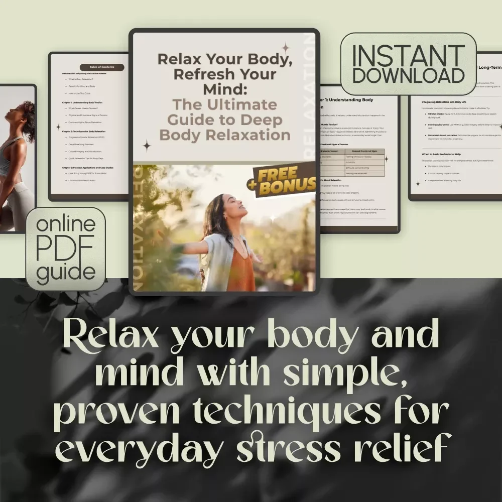 Relax Your Body, Refresh Your Mind: The Ultimate Guide to Deep Body Relaxation | Body Relax Techniques | Digital Wellness eBook