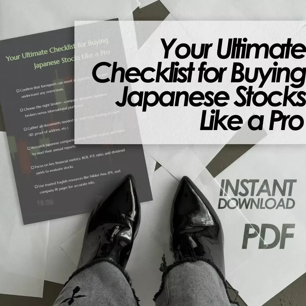 Your Ultimate Checklist for Buying Japanese Stocks Like a Pro | Digital Guide for How to Buy Japanese Stocks, eBook Download