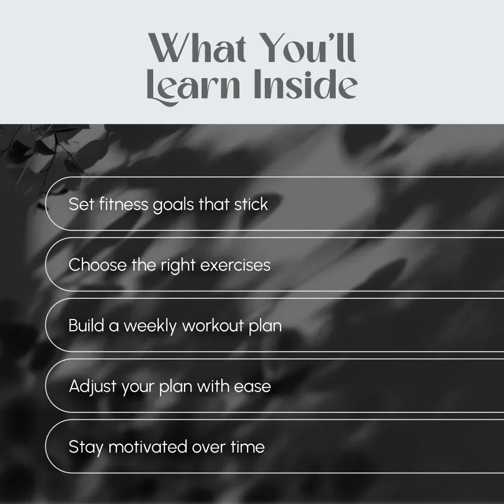 Build Your Own Workout: The Simple Blueprint to Designing Your Ideal Fitness Plan | Guide to How to Write Your Own Workout Program | Fitness Plan PDF Download