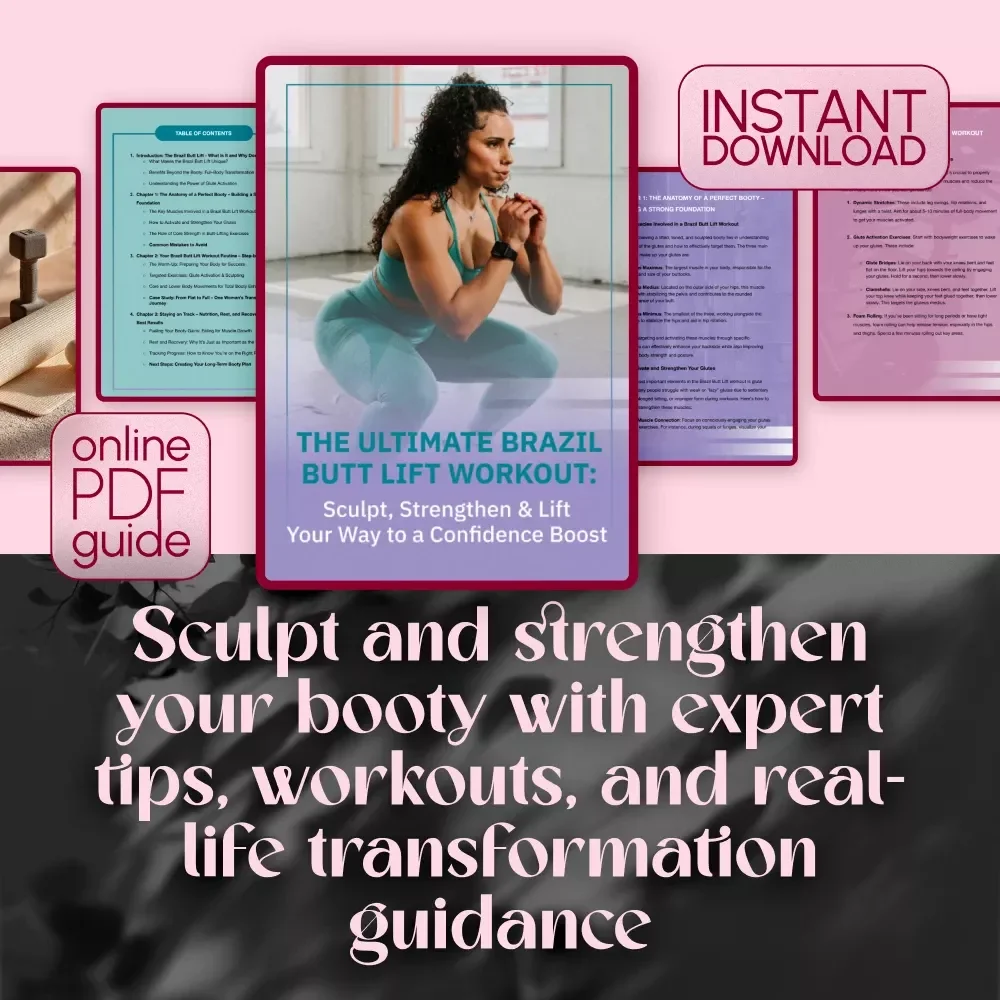The Ultimate Brazil Butt Lift Workout: Sculpt, Strengthen & Lift Your Way to a Confidence Boost | Digital Download Guide for Glute Activation, Booty Sculpting & Full-Body Fitness