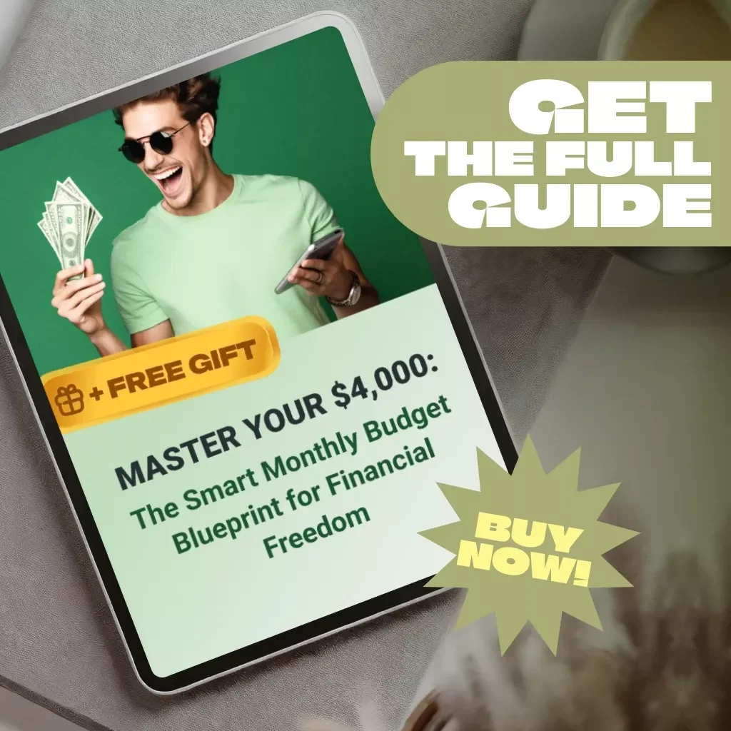 Master Your $4,000: The Smart Monthly Budget Blueprint for Financial Freedom | How to Budget $4000 a Month Guide | Digital Budgeting eBook