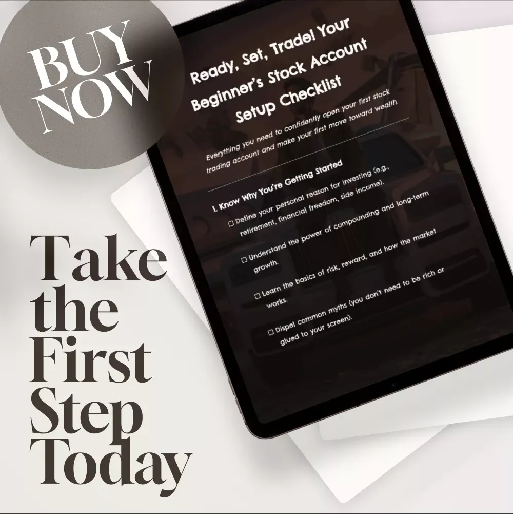 Ready, Set, Trade – How to Open a Stock Trading Account Checklist for Beginners | Step-by-Step Digital Download for New Investors