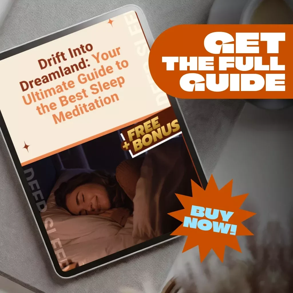 Drift Into Dreamland: Your Ultimate Guide to the Best Sleep Meditation | Sleep Meditation Guide | Bedtime Routine eBook | Digital Download