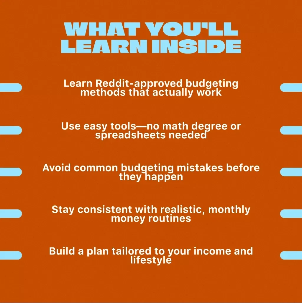Budget Like a Redditor: Real-Talk, Real Results | How to Budget Reddit-Style Guide | Digital Download eBook for Budgeting Help