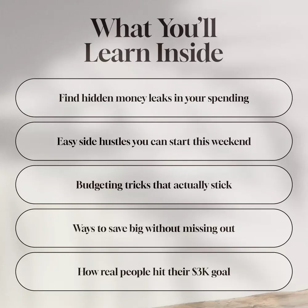 The $3K Challenge: How to Save $3,000 in Just 60 Days (Without Losing Your Mind) | Budget Guide | Save Money Fast | How to Save 3000 in 2 Months