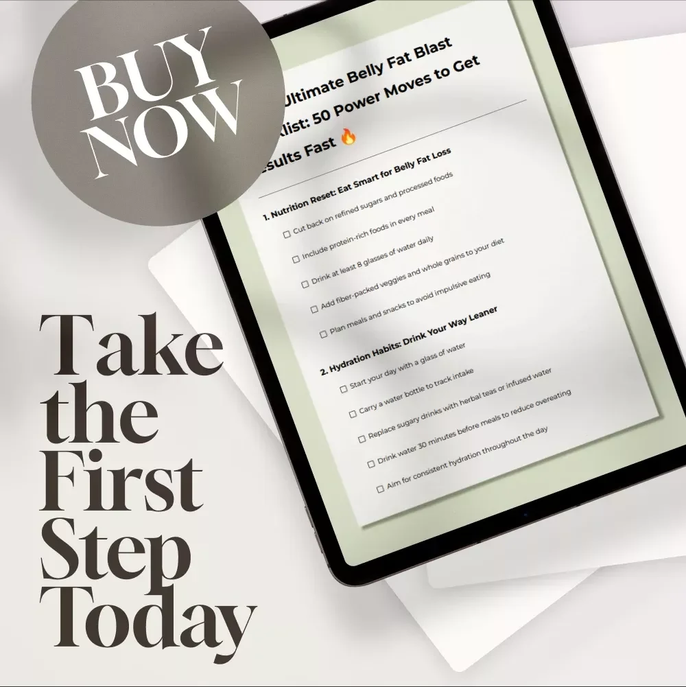 The Ultimate Belly Fat Blast Checklist: 50 Power Moves to Get Results Fast | Digital Download for How to Get Rid of Belly Fat Fast