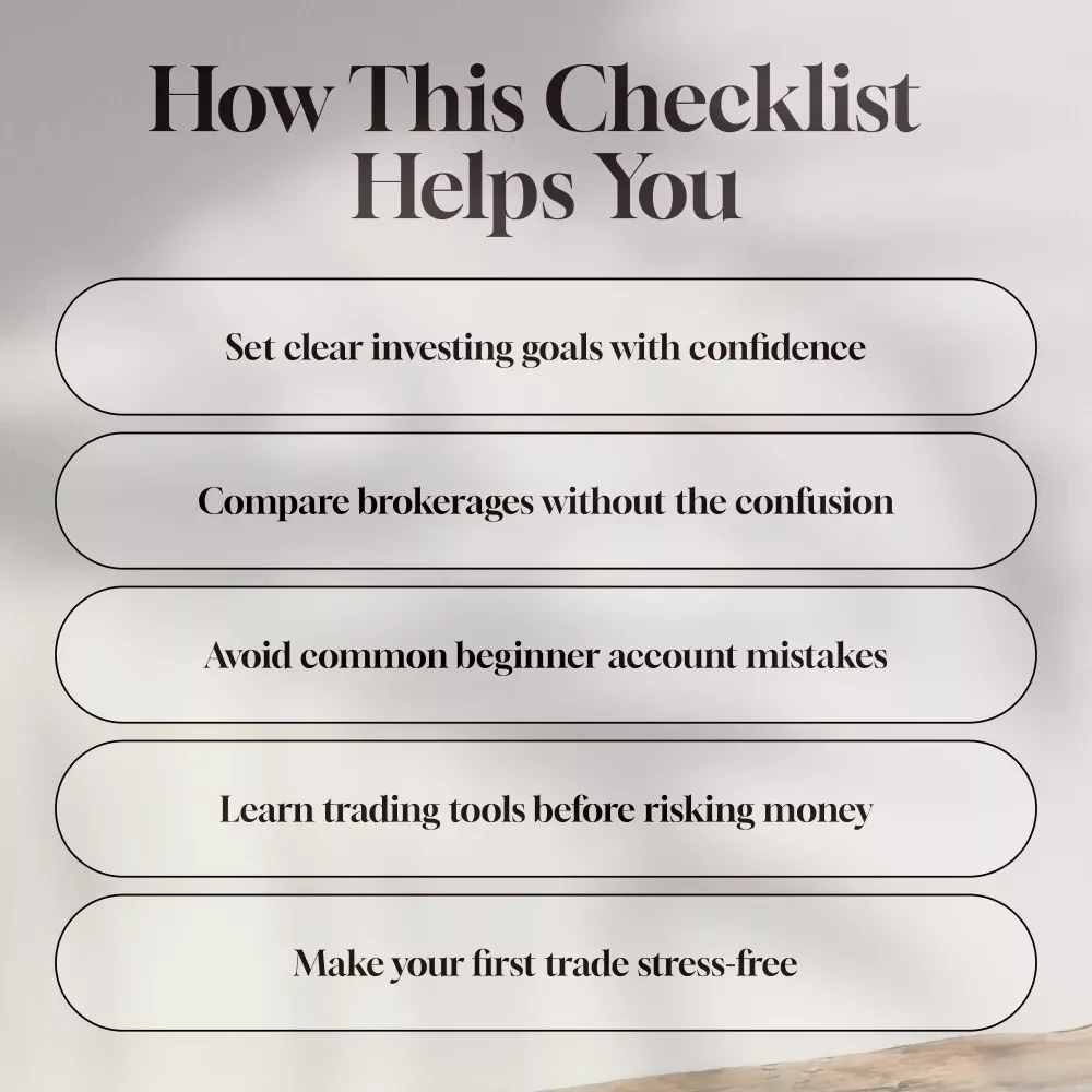 Ready, Set, Trade – How to Open a Stock Trading Account Checklist for Beginners | Step-by-Step Digital Download for New Investors