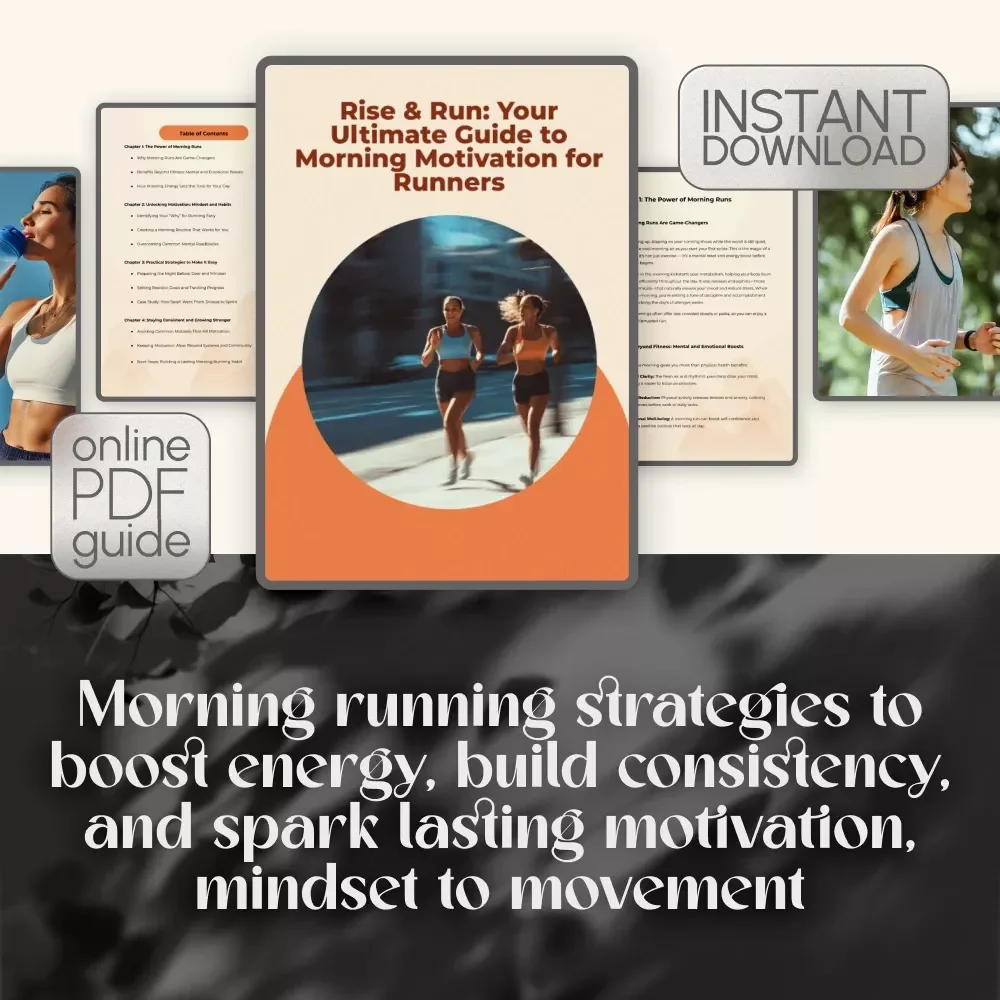 Rise & Run: Your Ultimate Guide to Morning Motivation for Runners | How to Get Motivated to Run in the Morning | Digital Download Guide