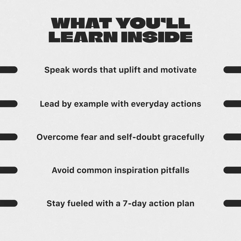 Ignite the Spark: A Practical Guide to Inspiring Others and Leading with Heart | Digital Guide on How Do You Inspire People | Leadership eBook & Checklist Download