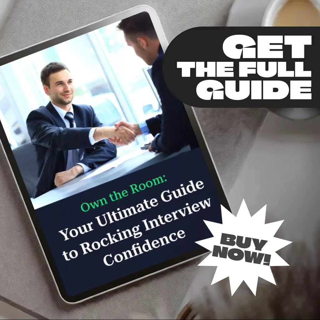 Own the Room: Your Ultimate Guide to Rocking Interview Confidence – How to Be Confident for Interview | Job Interview eBook PDF | Digital Download Guide