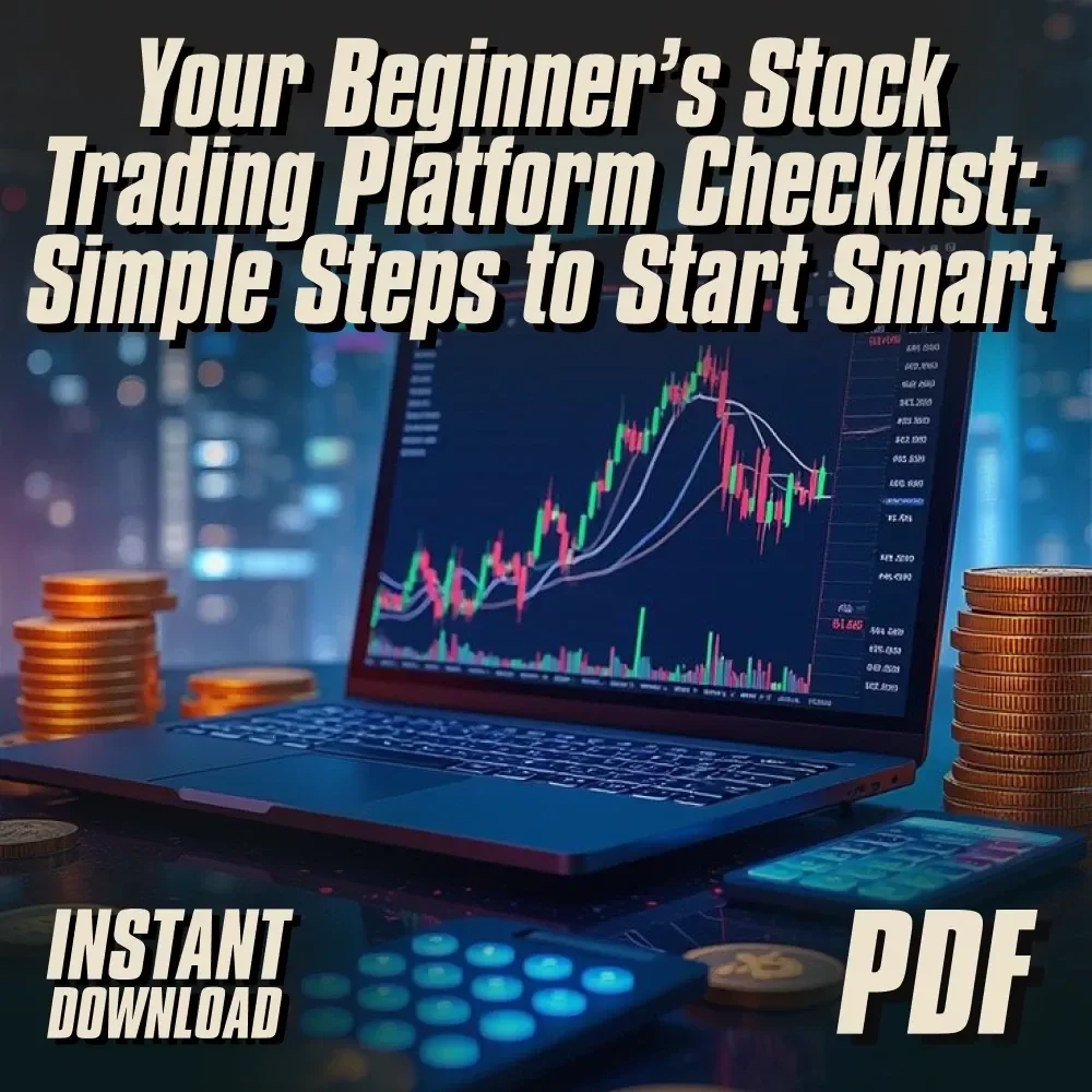 Your Beginner’s Stock Trading Platform Checklist: Simple Steps to Start Smart – Printable PDF for Stock Trading Platforms for Beginners, Digital Download Guide