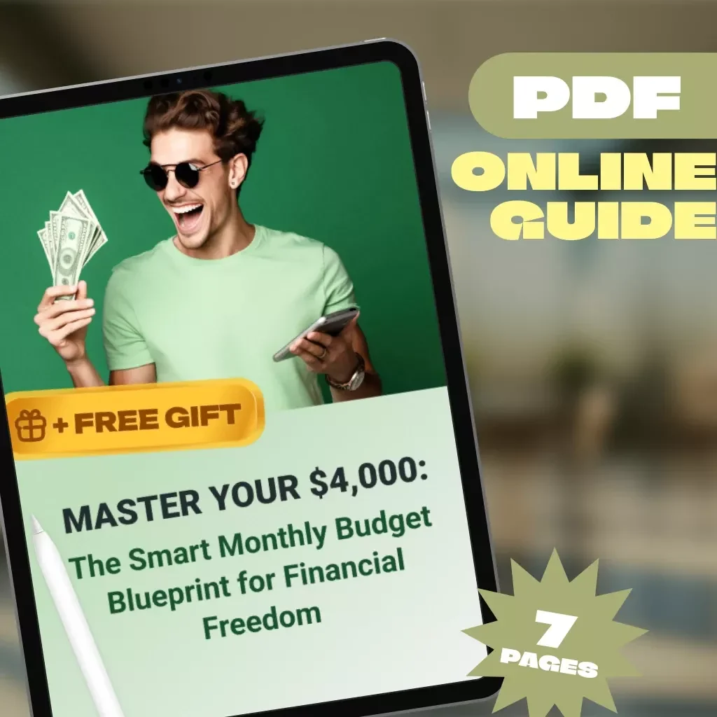Master Your $4,000: The Smart Monthly Budget Blueprint for Financial Freedom | How to Budget $4000 a Month Guide | Digital Budgeting eBook