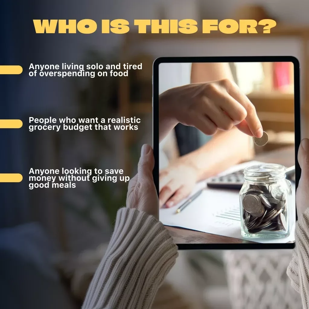 Solo Grocery Budgeting Made Simple: How Much Should YOU Spend | Digital Guide for Smart Grocery Planning | How Much to Budget for Groceries for One