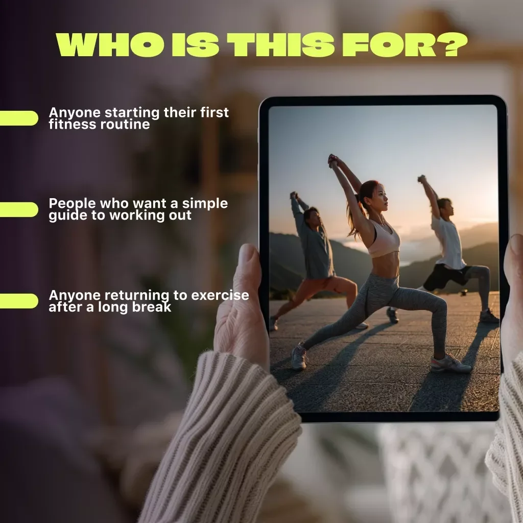 Fit & Fresh: Your Easy Starter Guide to a Basic Workout Routine | Beginner Fitness Guide | Digital Download Workout Plan PDF