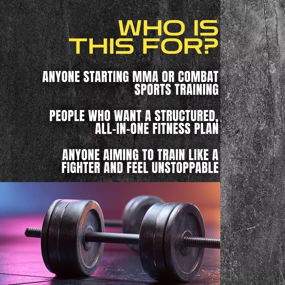 The Ultimate MMA Workout Checklist: Your Roadmap to Fighter Fitness | MMA Workout Routine Printable, Digital Training Planner, Fitness Guide PDF