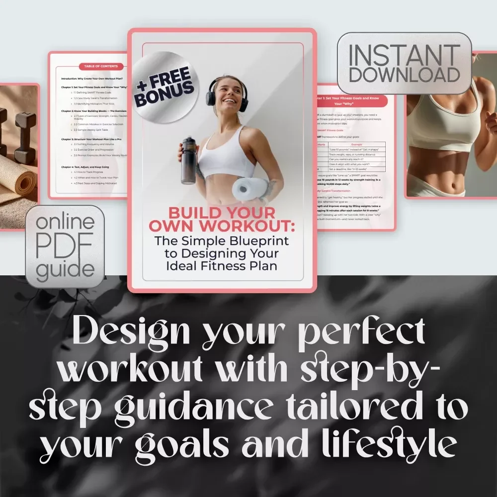 Build Your Own Workout: The Simple Blueprint to Designing Your Ideal Fitness Plan | Guide to How to Write Your Own Workout Program | Fitness Plan PDF Download