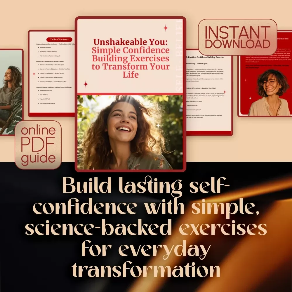 Unshakeable You: Simple Confidence Building Exercises to Transform Your Life — Digital Guide for Self-Belief, Personal Growth & Confidence