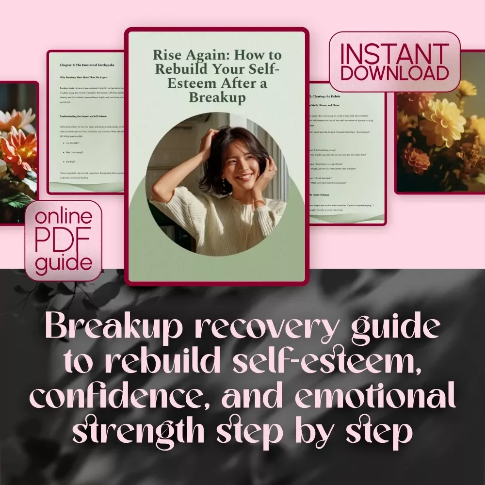 Rise Again: How to Rebuild Your Self-Esteem After a Breakup – Digital Guide for Emotional Healing & Confidence Recovery