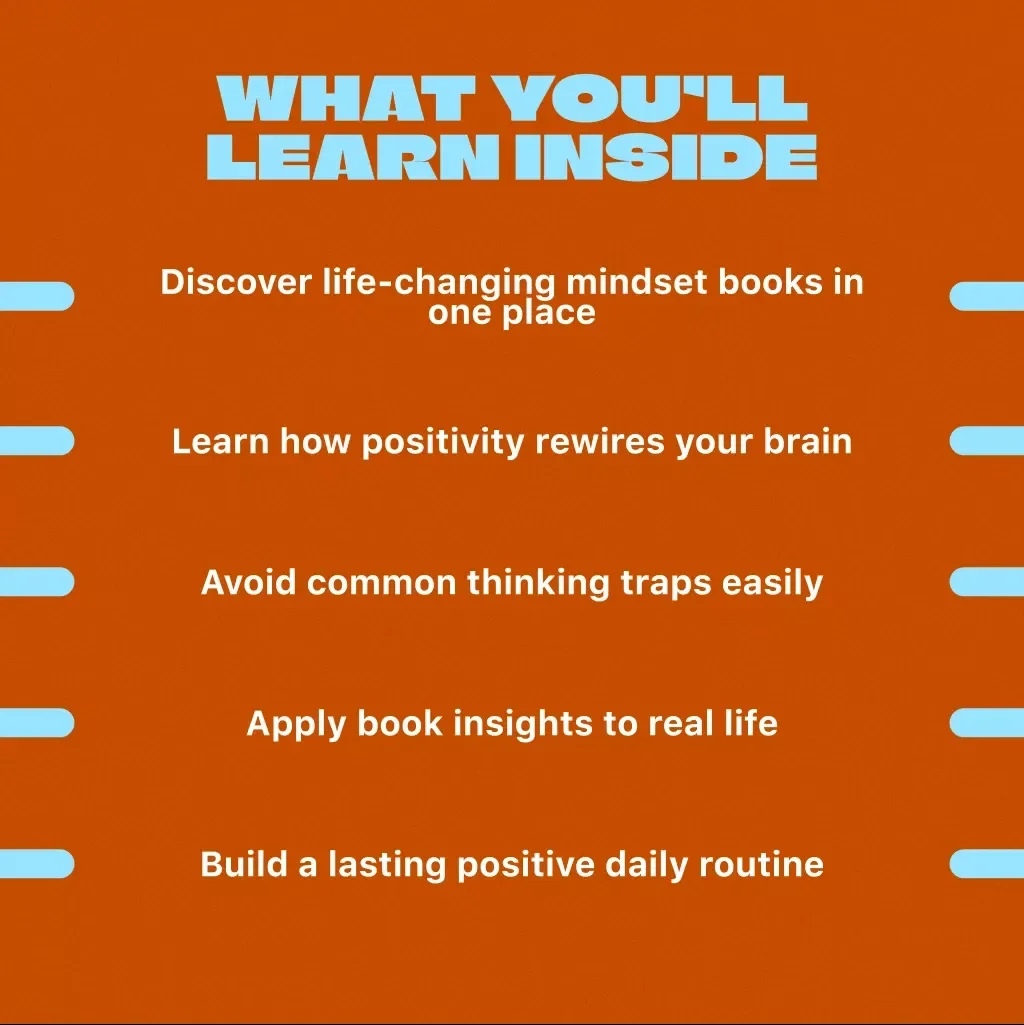 Mindset Magic: Top Books That Unlock the Power of Positive Thinking | Guide to the Best Positive Thinking Books | Digital Download