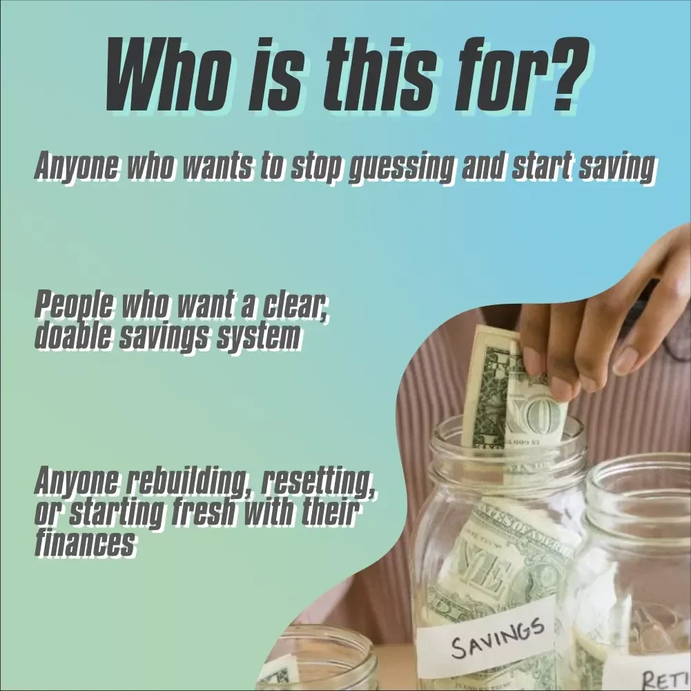 The Smart Saver’s Monthly Checklist | How Much to Put in Savings Per Month | Budgeting & Financial Planning PDF
